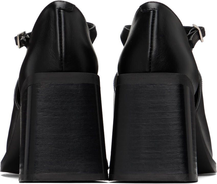 Justine Clenquet Black Kate Heels