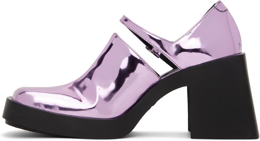 Justine Clenquet Pink Kim Mary Jane Heels - Picture 3