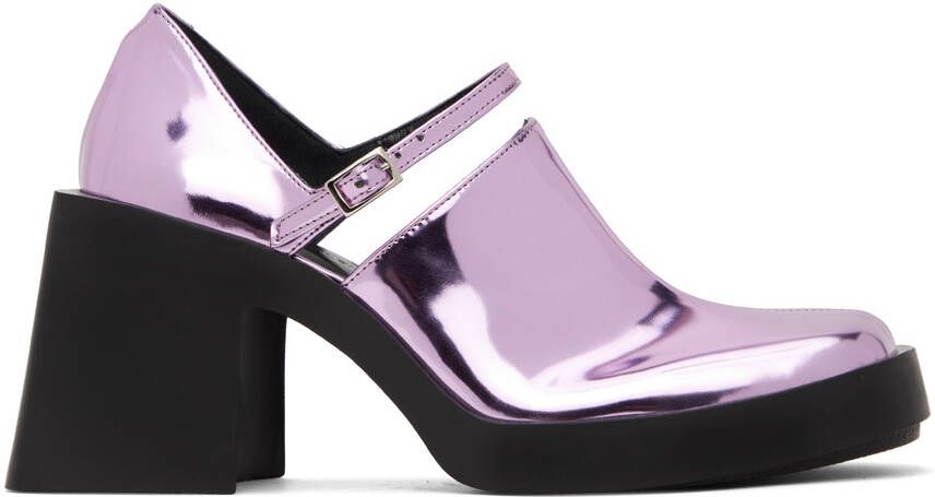 Justine Clenquet Pink Kim Mary Jane Heels - Picture 5
