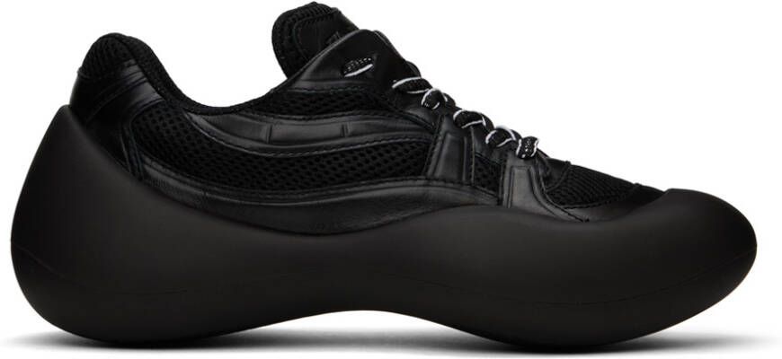 JW Anderson Black Bumper Hike Low Top Sneakers - Picture 2