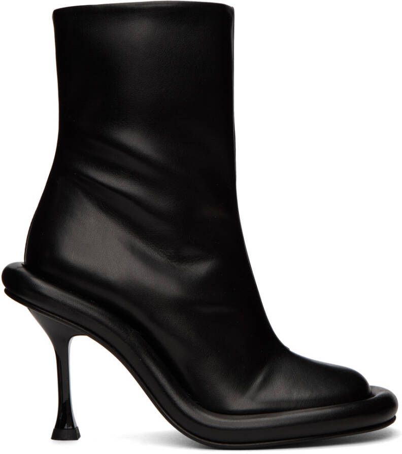 JW Anderson Black Bumper-Tube Boots - Picture 3