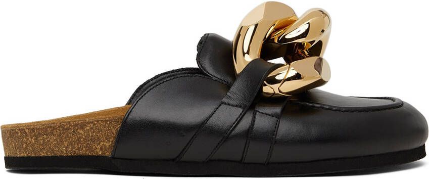 JW Anderson Black Chain Loafers - Picture 5