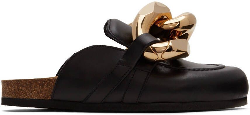 JW Anderson Black Chain Loafers - Picture 5