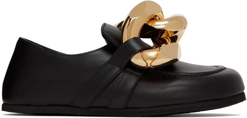 JW Anderson Black Chain Loafers - Picture 5