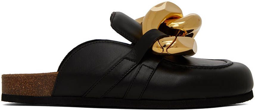 JW Anderson Black Chain Mules - Picture 5