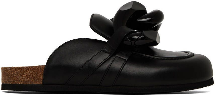 JW Anderson Black Chain Mules - Picture 5