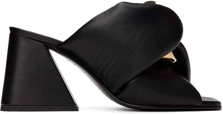 JW Anderson Black Chain Twist Mules - Picture 5