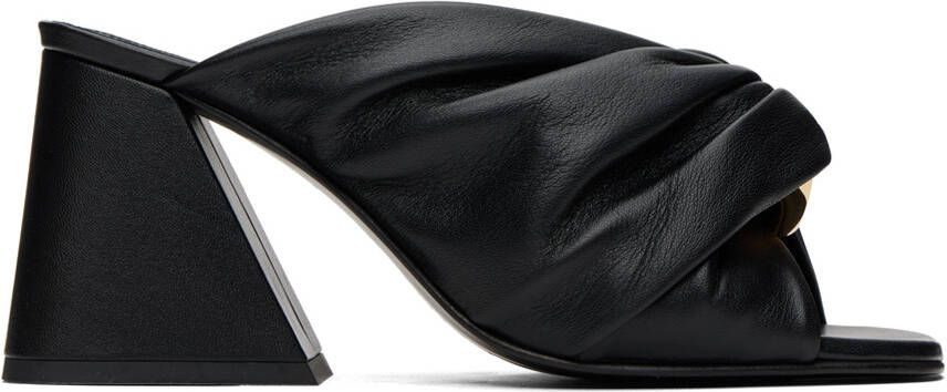 JW Anderson Black Chain Twist Mules - Picture 5