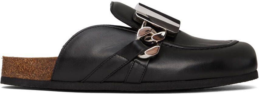 JW Anderson Black Gourmet Chain Loafers - Picture 4