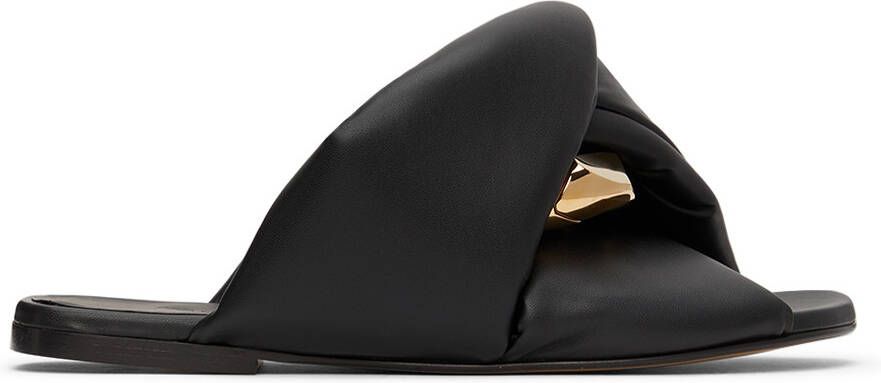 JW Anderson Black Twist Sandals - Picture 5