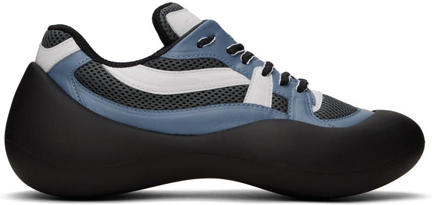 JW Anderson Blue & Black Bumper Hike Low Top Sneakers - Picture 3