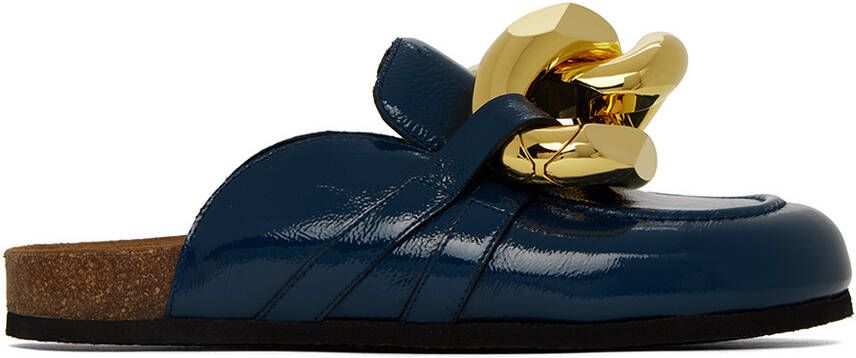 JW Anderson Blue Chain Loafers