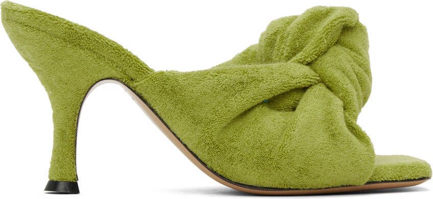 JW Anderson Green Knot Mules - Picture 5