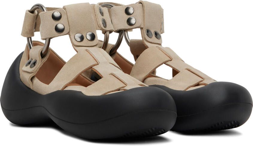 JW Anderson Beige Bumper Hike Sandal Sneakers - Picture 2