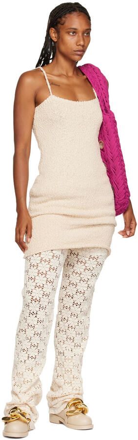 JW Anderson Beige High Chain Rubber Boots - Picture 4