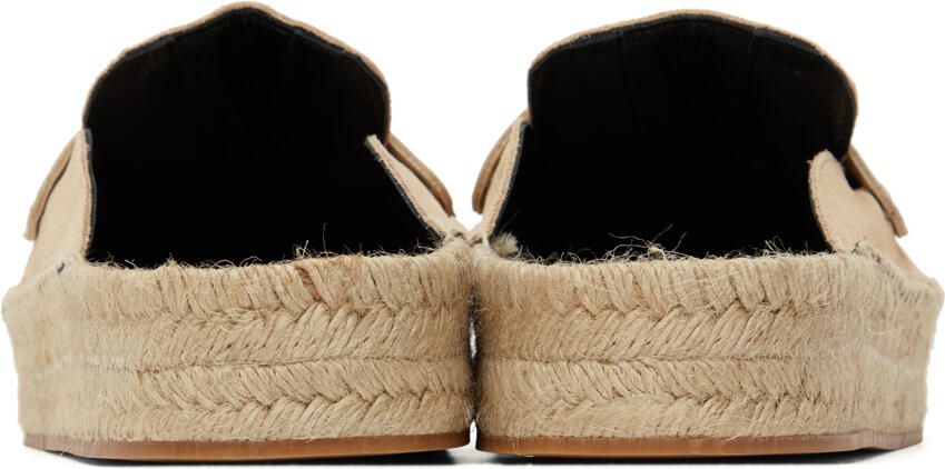 JW Anderson Beige Suede Espadrilles