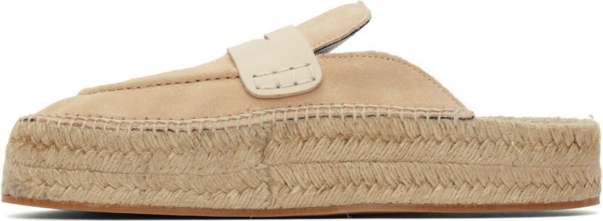 JW Anderson Beige Suede Espadrilles - Picture 3