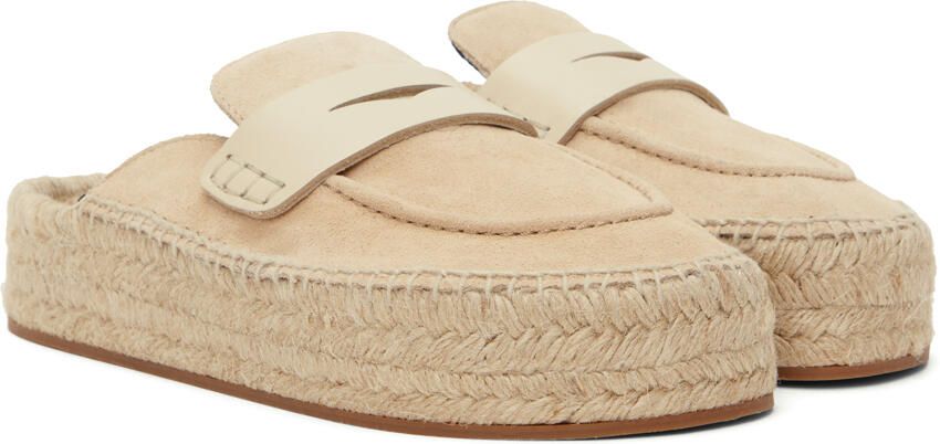 JW Anderson Beige Suede Espadrilles - Picture 2