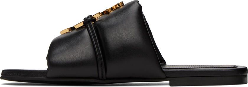 JW Anderson Black Anchor Slides - Picture 4