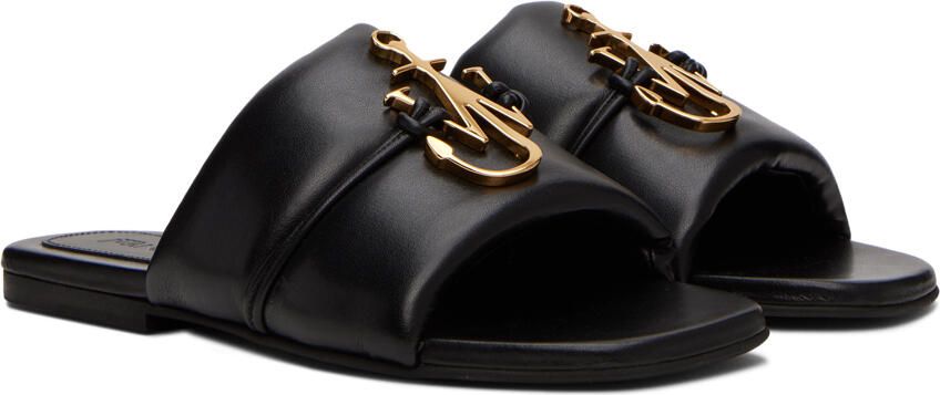 JW Anderson Black Anchor Slides - Picture 2