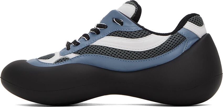 JW Anderson Black & Blue Bumper Hike Sneakers - Picture 3