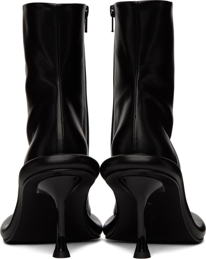 JW Anderson Black Bumper-Tube Boots - Picture 5