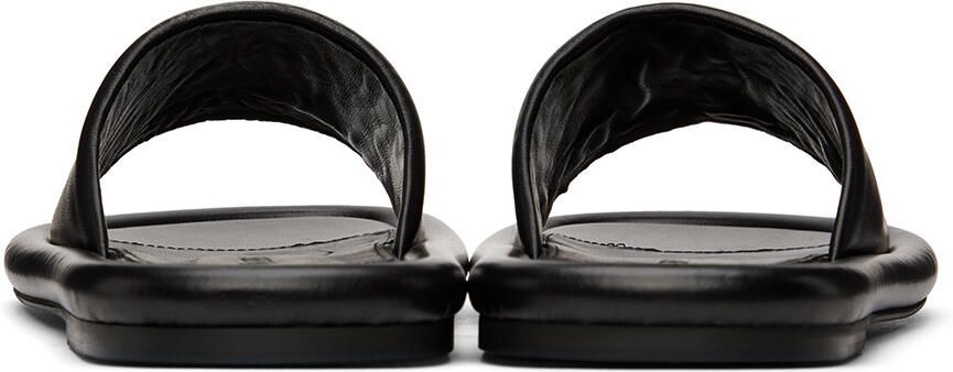 JW Anderson Black Bumper Tube Slides