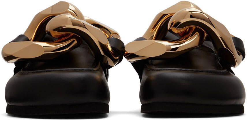 JW Anderson Black Chain Loafers - Picture 3