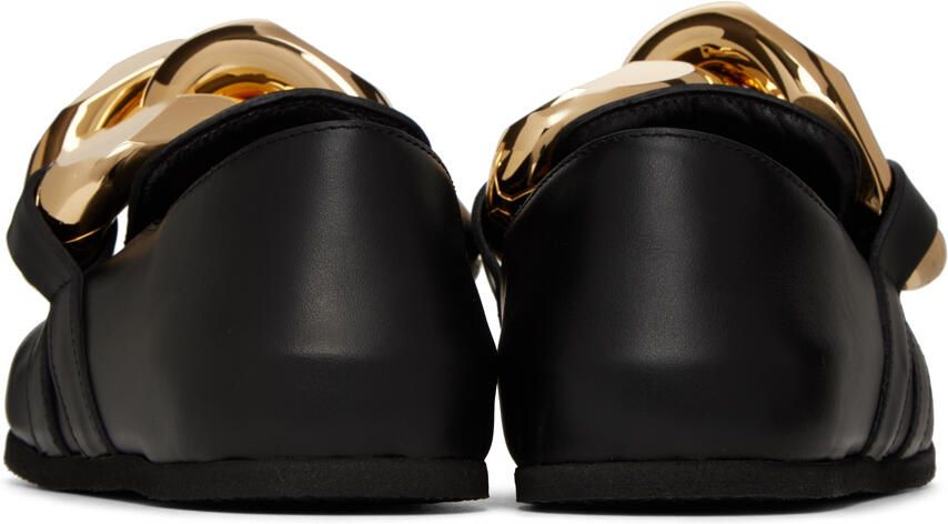 JW Anderson Black Chain Loafers