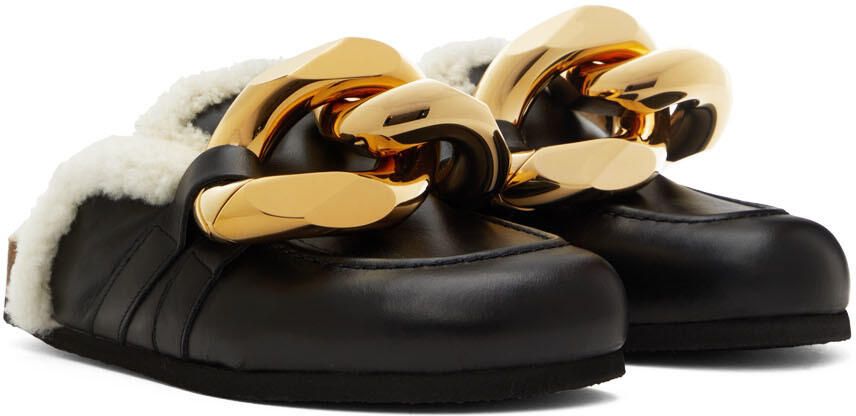 JW Anderson Black Chain Loafers - Picture 2