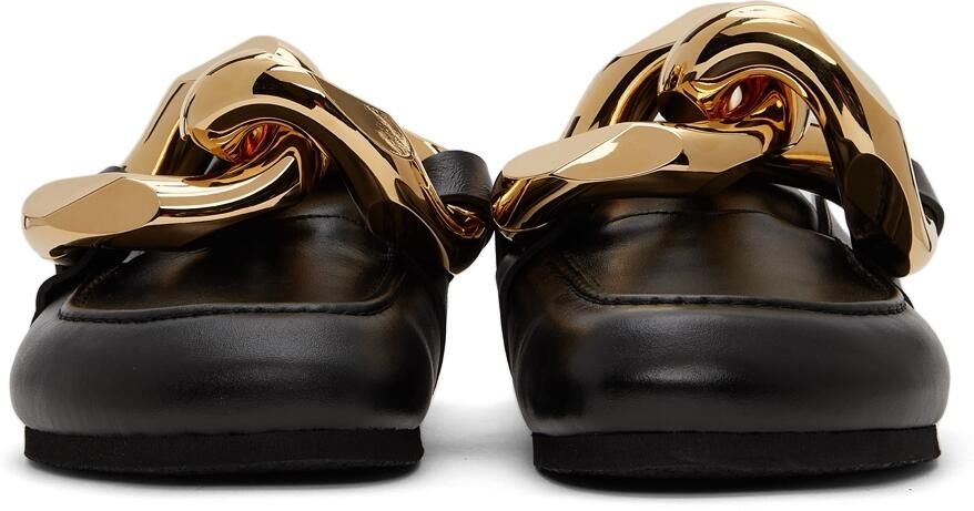 JW Anderson Black Chain Loafers - Picture 2