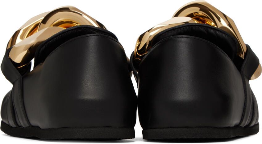 JW Anderson Black Chain Loafers