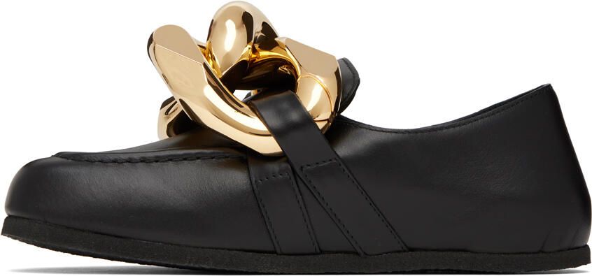 JW Anderson Black Chain Loafers - Picture 3