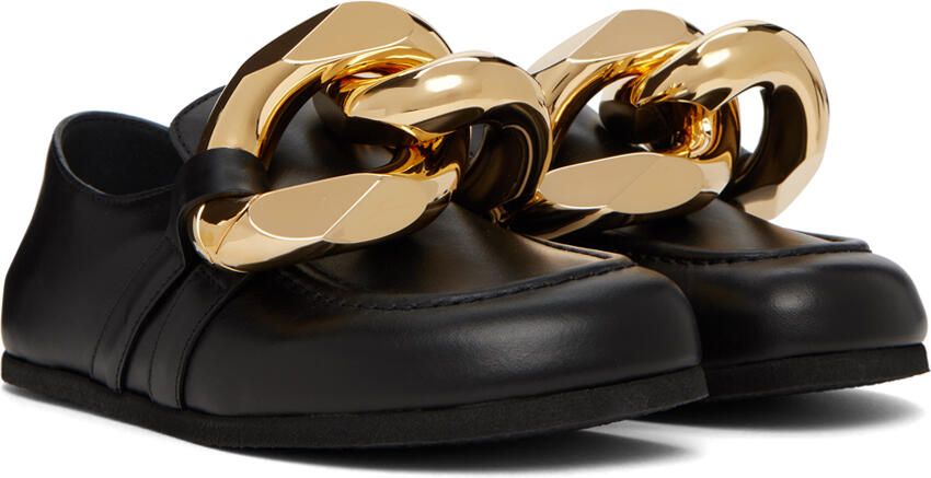 JW Anderson Black Chain Loafers - Picture 2