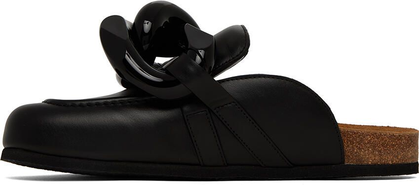 JW Anderson Black Chain Mules - Picture 3