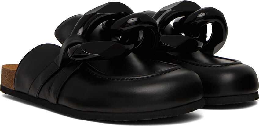 JW Anderson Black Chain Mules - Picture 2