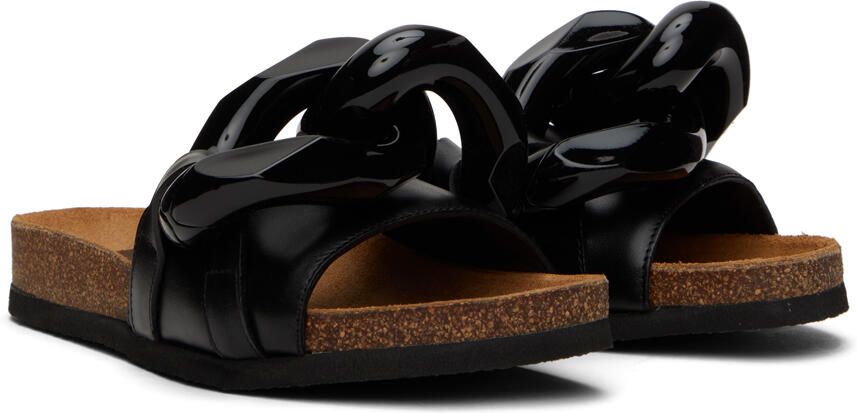 JW Anderson Black Chain Slides