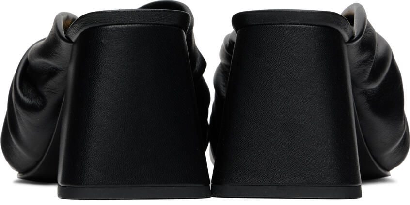 JW Anderson Black Chain Twist Mules