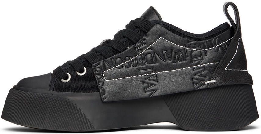 JW Anderson Black Chunky Low-Top Sneakers - Picture 3