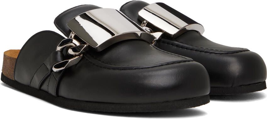JW Anderson Black Gourmet Chain Loafers - Picture 2