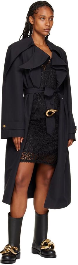 JW Anderson Black High Chain Rubber Boots - Picture 4