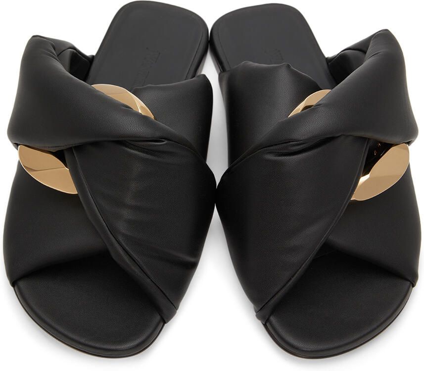 JW Anderson Black Twist Sandals