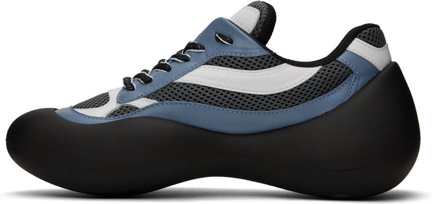 JW Anderson Blue & Black Bumper Hike Low Top Sneakers - Picture 2