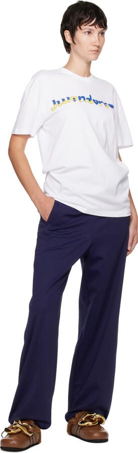 JW Anderson Brown Faux-Fur Chain Slides - Picture 4