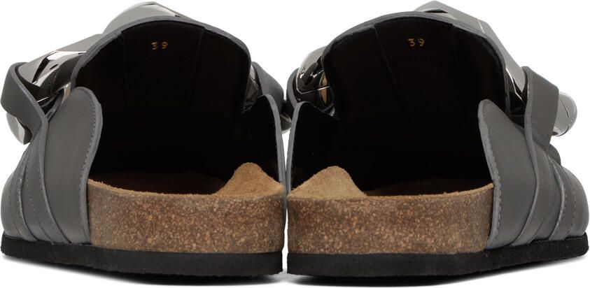 JW Anderson Gray Chain Loafers