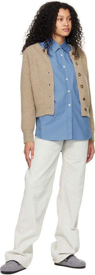 JW Anderson Gray Embroidered Mules - Picture 3