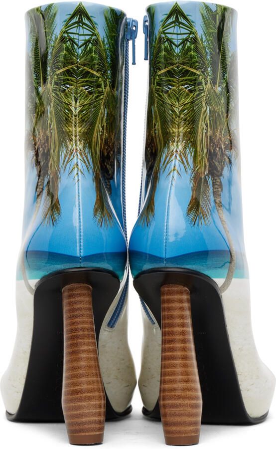 JW Anderson Multicolor Palm Ankle Boots - Picture 5