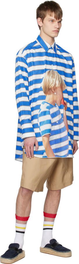 JW Anderson Navy Denim Espadrilles - Picture 4