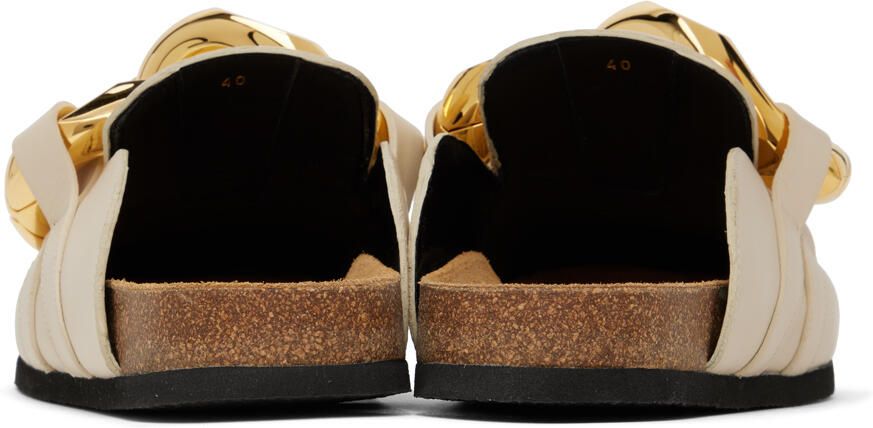 JW Anderson Off-White Chain Loafers