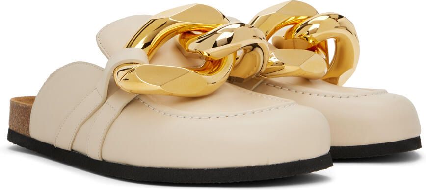 JW Anderson Off-White Chain Loafers - Picture 2